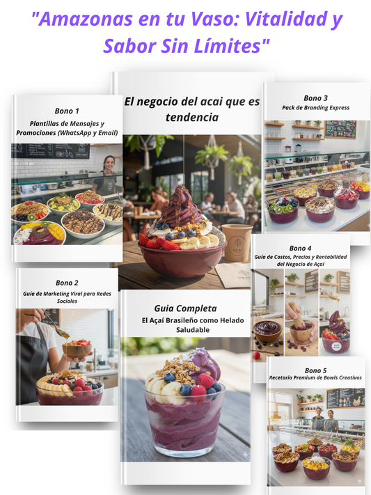 "Açaí Masterclass: Del Fruto a la Copa Perfecta"